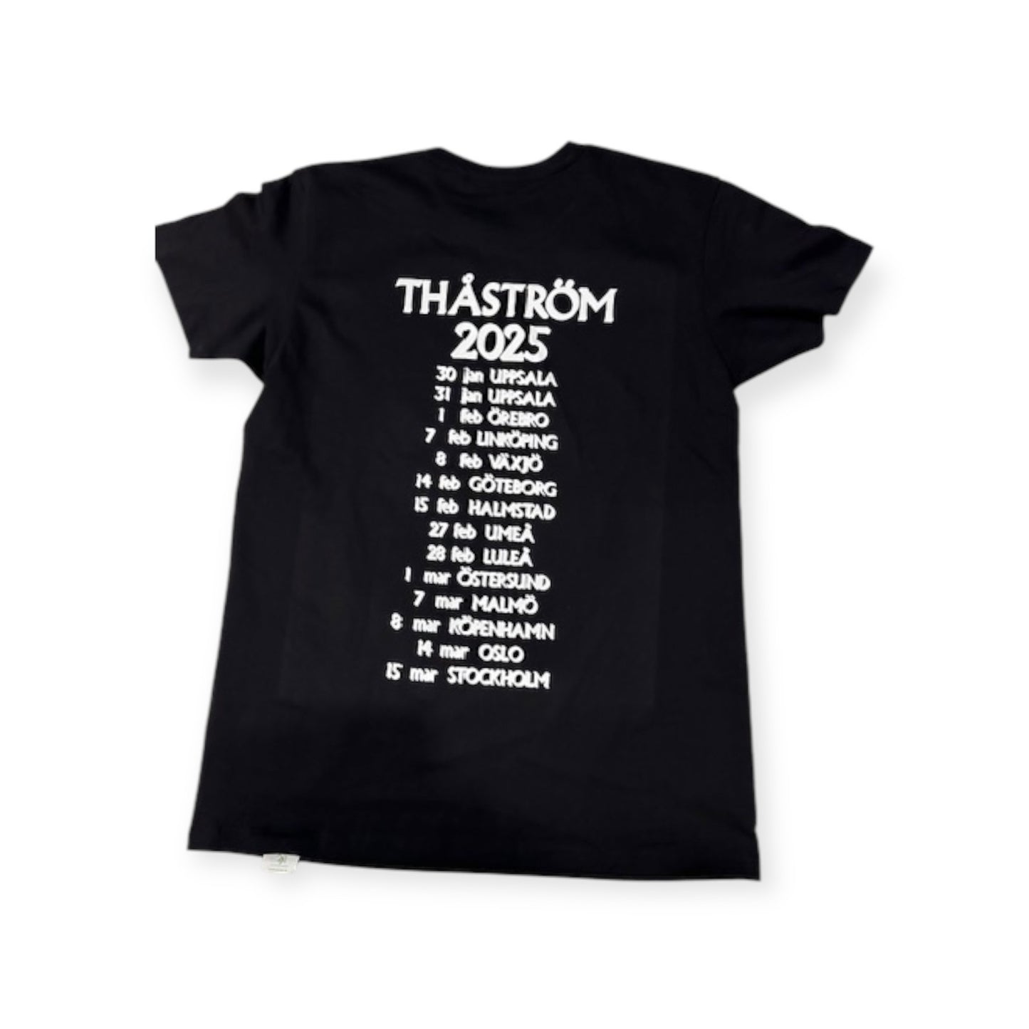 T-shirt svart: Turné 2025